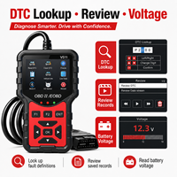 Lecteur de codes de diagnostic automobile OBD2 V511, outil de suppression des codes de panne, moniteur de données en temps réel, prise en charge de 8 langues