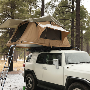 Tente de toit pliable à coque souple pour camping-car, glamping personnalisé, avec <span class=keywords><strong>annexe</strong></span> - Product Image 3