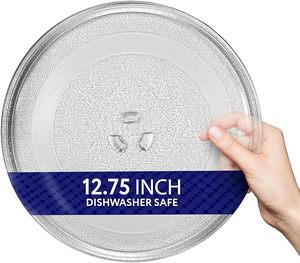 12.75 Inches/324mm Eco-Friendly Engraved Food Grade Glass Microwave Plate/<strong>Dish</strong> <strong>Replacement</strong> - Product Image 1