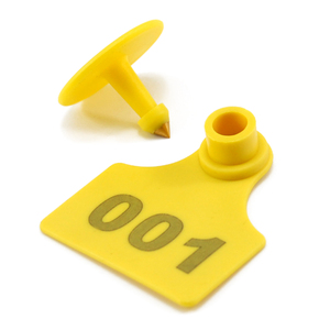 Z TOWER Étiquettes d'oreille <span class=keywords><strong>de</strong></span> porc numérotées Carte d'identification en TPU pour bétail pour chèvres Mouton Porcs Vaches Bétail Veau Ferme - Product Image 3