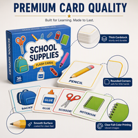 Cartes à Jouer en Papier Écologiques Premium |   Personnalisable OEM/ODM pour usage éducatif et familial |   Emballage en boîte en papier