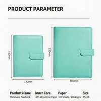 Cuaderno Simple A5 A6 Macaron, Tapa Blanda, Diario para Estudiantes, Agenda