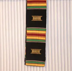 Custom Class Of 2022 Graduation Sash Premium Handwoven Kente Cloth Graduation Stole