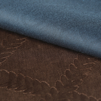 Tissu en velours tricoté warp 3D gaufré à motif géométrique en polyester pour ameublement de maison, canapé et chaise de salle à manger