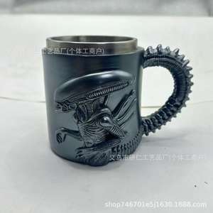 Nueva taza Xenomorph transfronteriza, taza con forma especial, taza de café con relieve tridimensional 3D, artesanía de resina - Product Image 4