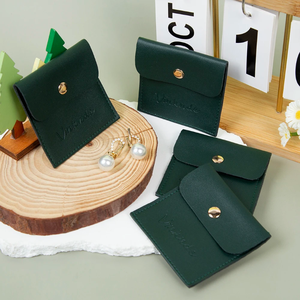 Bolsa de Almacenamiento de Joyería Simple de 8*8cm, Bolsa para Anillos y Aretes, Adecuada para Guardar Diversos Artículos Pequeños, Bolsas de Maquillaje de una Sola Capa - Product Image 4