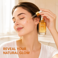 Sérum Visage Liquide Éclaircissant à la Vitamine C OEM ODM, Léger, pour le Contour des Yeux, Unifiant le Teint, Raffermissant, Marque Privée