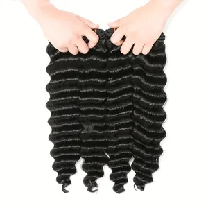 Dantel ile 11a derin dalga demetleri giymek rahat, saç uzunluğu ve hacim saç dokuma uzatmak, yumuşak ve pürüzsüz saç