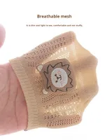25 paires de chaussettes pour bébé, tout-petit et enfant en bas âge, en coton fin, sans couture, motif animal de dessin animé, antidérapantes, en maille, emballées individuellement
