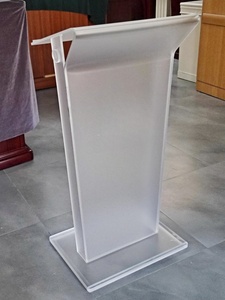 Acrylic trắng Matt PODIUM Nhà thờ bục giảng với Christian Nhà thờ qua Acrylic Bục Giảng Bục Giảng nền tảng Acrylic Bục Giảng - Product Image 6