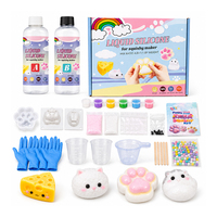 Kit créatif de moules en silicone souple pour empreintes de pattes de hamster, mélange AB facile à verser, avec paillettes, récipients de mesure et compte-gouttes de couleur