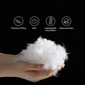 Couette en microgel écologique pour hôtel, taille Queen et King, inserts de couette en duvet de plumes personnalisés avec tissu imprimé en pur coton - Product Image 6