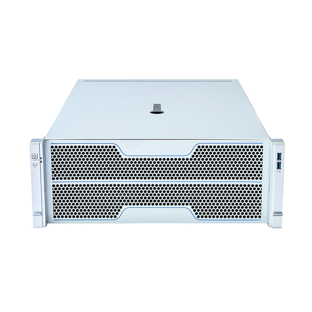 Factory Direct ATX Straight-through 4U Rackmount Chassis High-Performance Computing AI Storage Video Audio GPU Server HDD Stock