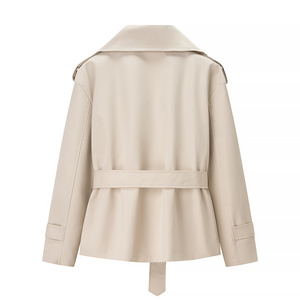 <span class=keywords><strong>Trench</strong></span> da <span class=keywords><strong>donna</strong></span> 2026: Nuovo modello casual alla moda con revers e cintura decorativa, stile retrò chic a maniche lunghe. - Product Image 2