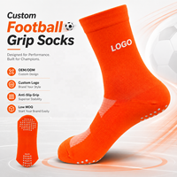 Chaussettes de football personnalisées antidérapantes, hauteur genou, pour sport professionnel, OEM ODM, logo personnalisé pour l'entraînement et la course à pied