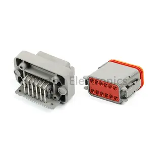 Elektronische Component DT06-12S 12-Pins Gebogen Pin Waterdichte Stekker Auto Connector DT13-12PA Kabelboom Fabriek