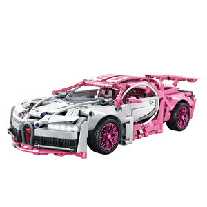 Compatible con el Control Remoto, Coche Deportivo de Ensamblaje, Juguete de Construcción de Plástico ABS, Coche de Carreras 1-14 <span class=keywords><strong>Bugatti</strong></span> - Product Image 1