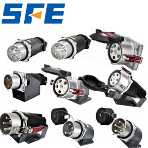 <span class=keywords><strong>Presa</strong></span> Industriale SFE Serie SF IP67 ad Alta <span class=keywords><strong>Corrente</strong></span>, Standard IEC 380-415V Trifase 6H 4/5 Pin 3P+N+E, Uscita 200A-630A - Product Image 1