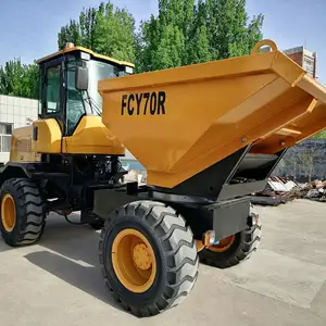 7 Ton sito Dumper 4x4 Mini Dumper piccolo Dumper Diesel Utility 4WD autocarri con cassone ribaltabile per la vendita CE approvato