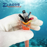 Kabel Umbilical Video/Data Bawah Air DRPUR-06 dengan Kabel Robot Dolphin Mengapung 14 Inti Coax