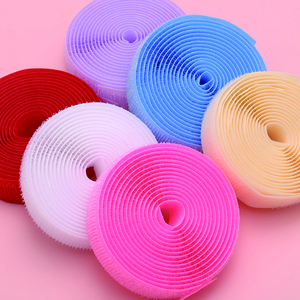 11cm 재고 보유 컬러 나일론 훅앤루프 테이프, 레드/옐로우/그린/블루/그레이, 의류용 재봉 후크 앤 파일 - Product Image 5