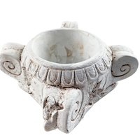 Pots de fleurs classiques en ciment pour l'extérieur, écologiques, pour plantes succulentes, utilisation au sol et en jardin, pour la plantation et les cadeaux