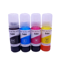 Bouteille de 70ml Premium 544 Kits d'encre à base de colorant pour Epson L3111 L1210 L1250 L3251 L3260 L5290 L5190 L5296 Encre d'imprimante à jet d'encre