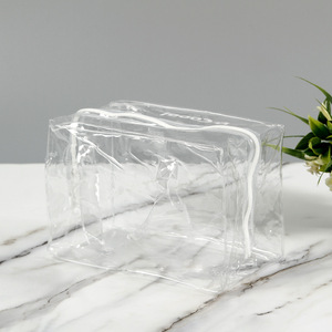 Sac de Rangement Cosmétique Portable et Étanche Personnalisé en PVC Transparent avec Fonction Carte Magnétique – Vente Directe Usine - Product Image 4
