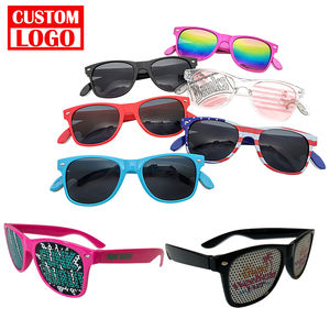 Gafas de Sol Promocionales con Logotipo Personalizado, Novedad 2024, con Marco de PC, <span class=keywords><strong>Lentes</strong></span> UV400, Duraderas, Impresas con Serigrafía - Product Image 1