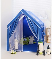 Tente de jeu pliable pour enfants, tente de couchage pour fenêtre de toit intérieure, tente tipi en toile de coton durable et lavable pour garçons et filles