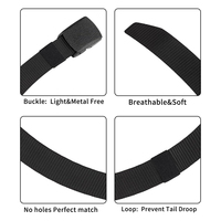 Ceintures tactiques en nylon réglables, durables et élégantes pour hommes, avec boucle en plastique et métal, pour l'entraînement – Vente en gros