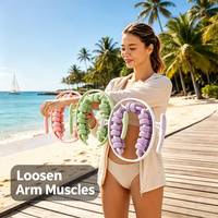 Rodillo de Masaje Manual para Piernas, para Hombres y Mujeres Adultos, con Clip Circular, Alivio de Meridianos de Pantorrilla, Equipo Deportivo para Adelgazar y Cuidado de los Pies