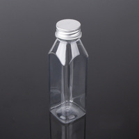 Bouteille de boisson en PLA RPET jetable compostable en matériau d'amidon de maïs écologique biodégradable pour jus, thé, lait