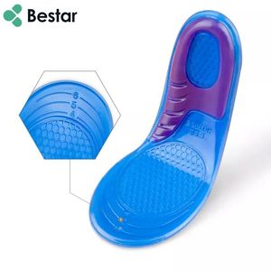 Silikon Weiche elastische Luftkissen-Einlegesohlen Ortho pä dische Stoß dämpfung Atmungsaktive Fuß gewölbe Schuh polster Sporte in lagen - Product Image 4