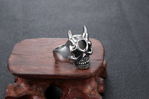 Wholesale New Arrivals Fashion Luxury Vintage Skull <b>Rings</b> <b>Men</b> <b>Man</b> Male Jewelry <b>Ring</b> Jewellery - Product Image 6