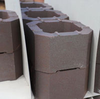 Briques de chrome-magnésie résistantes à la corrosion, briques fusionnées et briques réfractaires de chrome-magnésie à haute densité.