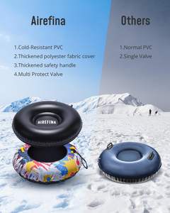 ODM 420D nylon Winter Sport <b>Snow</b> Tube Slide Heavy Duty Winter Inflatable <b>Sled</b> Go Sports Kids Adults Durable Cold Proof Material - Product Image 4