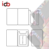 Enveloppe brisée personnalisée en papier Enveloppe pour pièces de monnaie Enveloppe auto-scellante imprimable de paquet de graines écologiques avec fenêtre