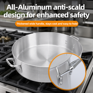 Wholesale Rust-Proof Non-Slip Grip Handle Kitchen Aluminum Stock <strong>Pots</strong> <strong>Induction</strong> Cooking <strong>Pot</strong> Soup <strong>Pot</strong> <strong>for</strong> Hotel Kitchen Cooking - Product Image 4