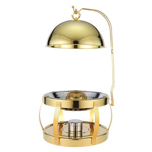 Nuevo Servidor de Buffet de Acero Inoxidable de 8L con Tapa Colgante, Funciona con Combustible, <span class=keywords><strong>para</strong></span> Hotel y Restaurante, Cafetería, Calentador de Alimentos Aislado - Product Image 2