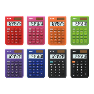 Thuận lợi nhỏ <span class=keywords><strong>8</strong></span> chữ số máy tính năng lượng mặt trời và pin kép điện văn phòng trường chất lượng cao ABS Vật liệu màu đen <span class=keywords><strong>mini</strong></span> tùy chỉnh thiết lập - Product Image 1