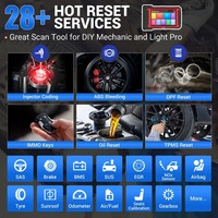 2024 KINGBOLEN K7 Herramienta de diagnóstico de Sistema completo Auto OBD2 Escáner 28 Restablece ECU Codificación Prueba activa 3 años Gratis PK Thinkscan Max 2