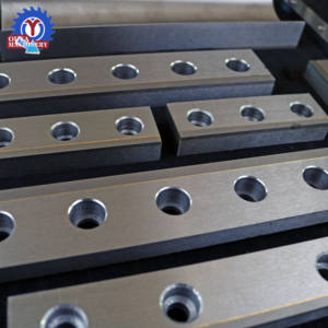 OUYA 150*30*15 Plaquettes fixes pour machines de pelletisation du plastique Pièces <span class=keywords><strong>d</strong></span>'usinage intégrées en alliage standard - Product Image 5