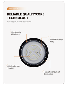 Hishine Super Bright IP65 UFO pour LED High Bay Light pour UL ETL Certified Multiple Power CCT Selection <span class=keywords><strong>Tarif</strong></span> bas pour les entrepôts - Product Image 5