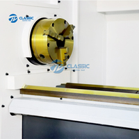 Tour CNC horizontal CK6150, broche A2-8, alésage 82 mm, banc plat, portée maximale de rotation 500 mm pour le tournage de tiges et de pièces hydrauliques en métal