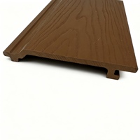 Commande en gros de panneaux muraux WPC antidérapants et résistants aux intempéries de taille standard pour les projets de décoration murale de parcs et de paysages