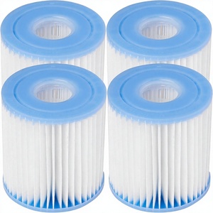 Cartucho de <span class=keywords><strong>Filtro</strong></span> de Repuesto para Piscina <span class=keywords><strong>Intex</strong></span> Easy Set - Tipo <span class=keywords><strong>H</strong></span> (Paquete de 4) Poliéster Modelo 29007E - Product Image 1