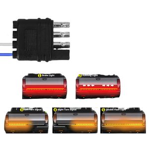 Repuestos de Moto, Barra de Luces para Camioneta de 60/48 Pulgadas, Luz Trasera Multifunción, Direccional, Luz de Freno de Flujo Continuo Tipo Espina de Pescado - Product Image 6