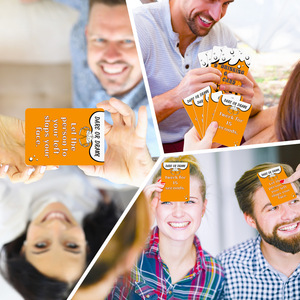 Nuove Carte da Gioco Portatili da 50 Carte per 'Happy Tonight', Gioco di Team Building e Ingresso in Scena con Logo Personalizzato - Product Image 5