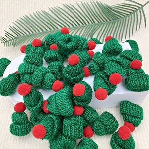 <b>Mini</b> Cute Christmas Knitted Hat Christmas New Year Cute Creative Finger Hat Christmas Supplies - Product Image 5